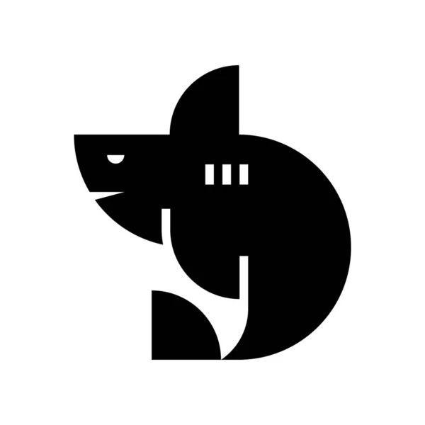 Hai Logo Symboldesign Vorlagenelemente — Stockvektor