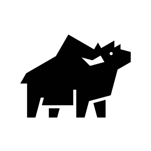 Logotipo Yak Diseño Iconos Elementos Plantilla — Vector de stock