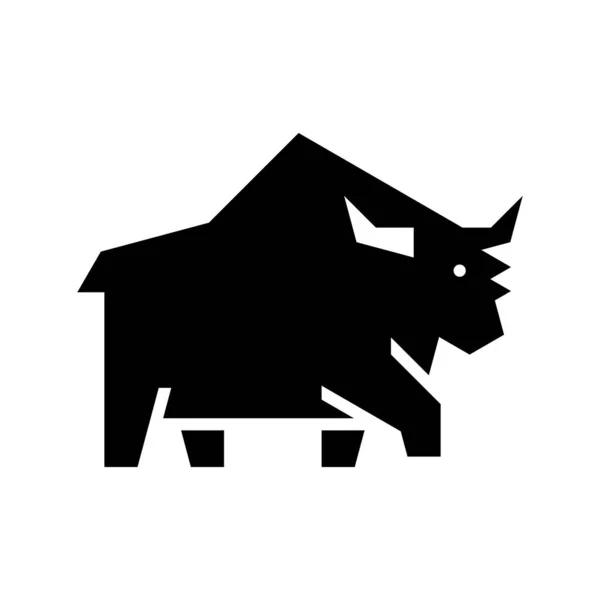 牦牛标志 图标的设计 模板要素 — 图库矢量图片