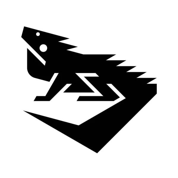 Logo Iguany Projekt Ikony Elementy Szablonu — Wektor stockowy