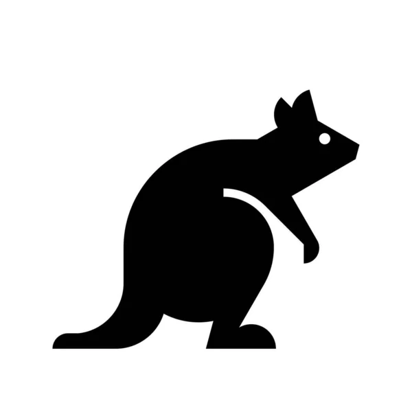 Quokka Logo Symboldesign Vorlagenelemente — Stockvektor