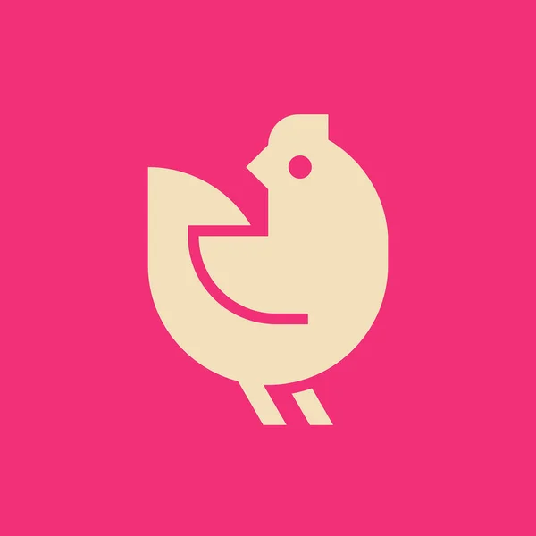 Logo Kurczaka Projekt Ikony Elementy Szablonu — Wektor stockowy