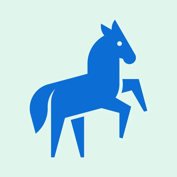 馬のロゴアイコンのデザイン テンプレート要素 — ストックベクタ