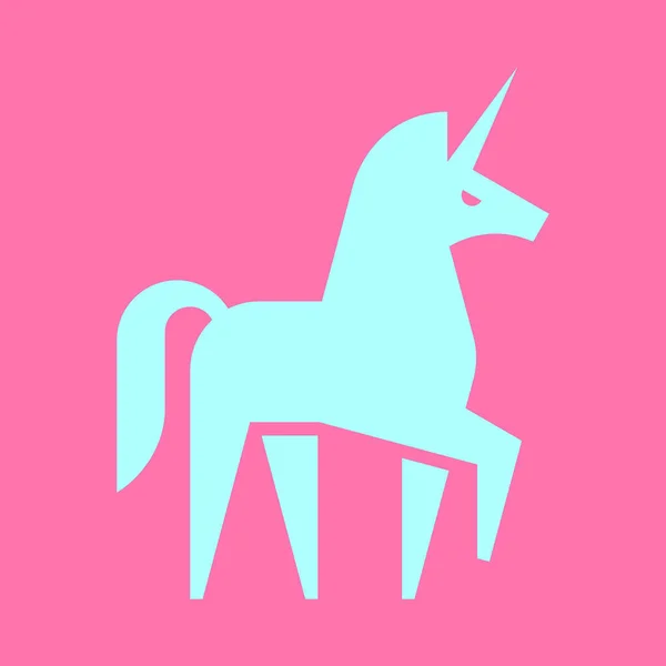 Unicorn Logo Ikondesign Skabelonelementer – Stock-vektor