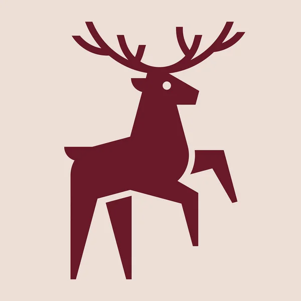 Herten Logo Pictogram Ontwerp Sjabloon Elementen — Stockvector