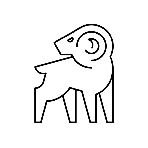 Ram Logo Projekt Ikony Elementy Szablonu — Wektor stockowy
