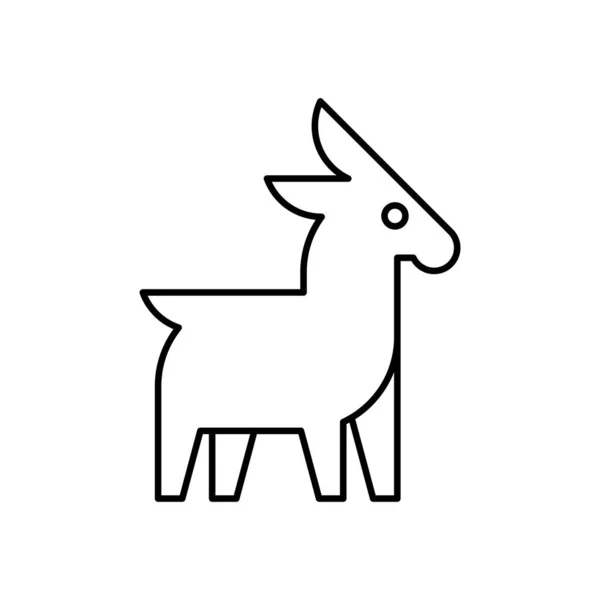 Logo Osła Projekt Ikony Elementy Szablonu — Wektor stockowy
