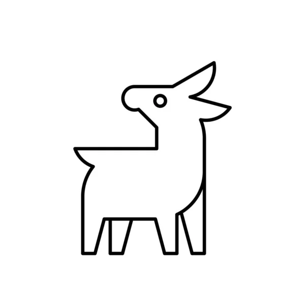 Логотип Осла Дизайн Піктограм Елементи Шаблонів — стоковий вектор