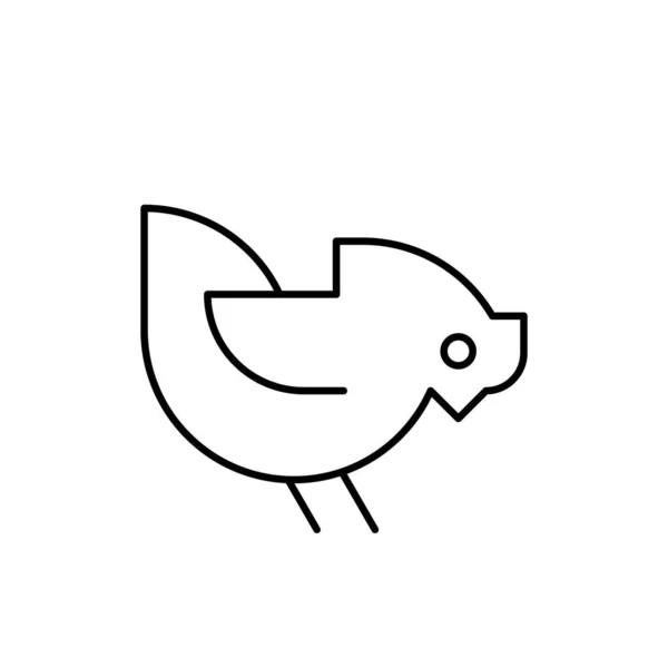 Huhn Logo Symboldesign Vorlagenelemente — Stockvektor