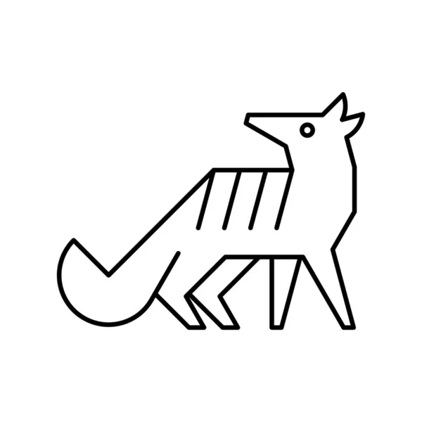 Логотип Numbat Дизайн Піктограм Елементи Шаблонів — стоковий вектор