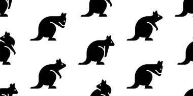 Quokkas 'la kusursuz bir düzen. beyaz arkaplanda izole