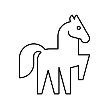 At logosu. Simge tasarımı. Şablon öğeleri