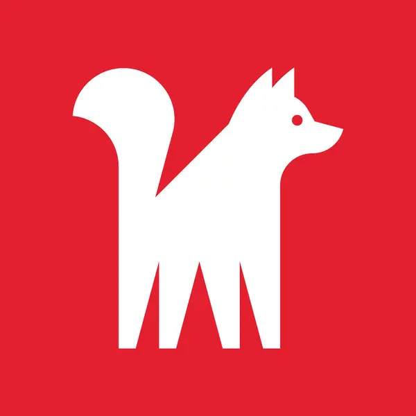 Logo Anjing Desain Ikon Elemen Templat Stok Vektor Bebas Royalti