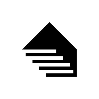 Soyut logo. Simge tasarımı. Şablon elementleri Geometrik soyut logolar