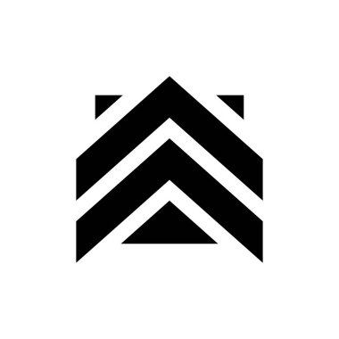 Soyut logo. Simge tasarımı. Şablon elementleri Geometrik soyut logolar