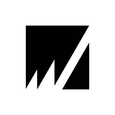 Soyut logo. Simge tasarımı. Şablon elementleri Geometrik soyut logolar