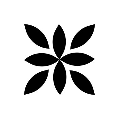 Soyut logo. Simge tasarımı. Şablon elementleri Geometrik soyut logolar