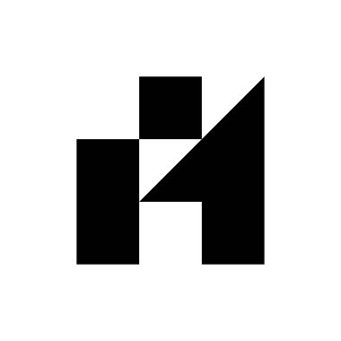 Soyut logo. Simge tasarımı. Şablon elementleri Geometrik soyut logolar