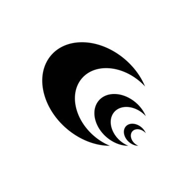 Soyut logo. Simge tasarımı. Şablon elementleri Geometrik soyut logolar