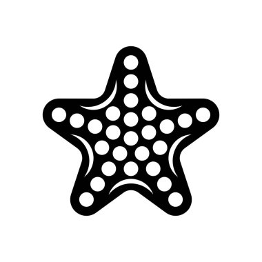 Denizyıldızı logosu. Simge tasarımı. Şablon ögeleri