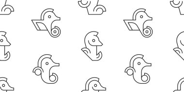 Denizatının kusursuz bir düzeni var. beyaz arkaplanda izole