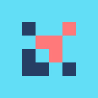 Soyut logo. Simge tasarımı. Şablon elementleri Geometrik soyut logolar