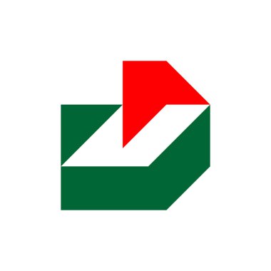 Soyut logo. Simge tasarımı. Şablon elementleri Geometrik soyut logolar