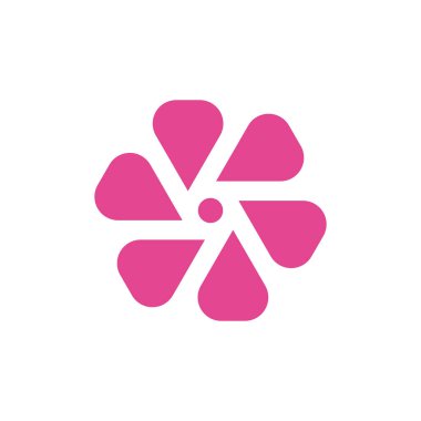 Soyut logo. Simge tasarımı. Şablon elementleri Geometrik soyut logolar