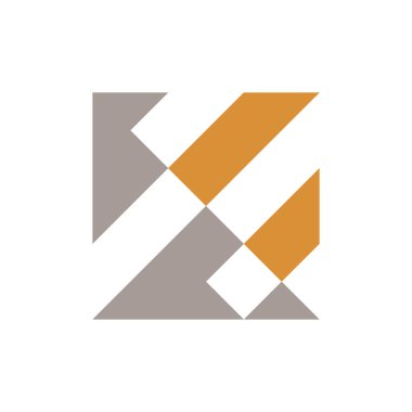 Soyut logo. Simge tasarımı. Şablon elementleri Geometrik soyut logolar