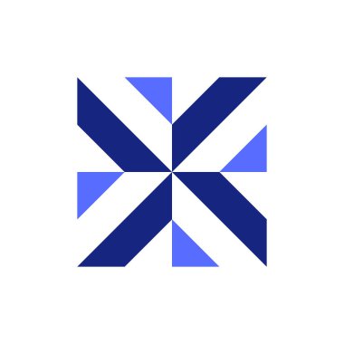 Soyut logo. Simge tasarımı. Şablon elementleri Geometrik soyut logolar