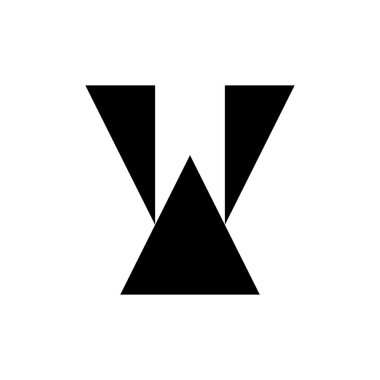 Y harfi logosu. Simge tasarımı. Şablon elementleri Geometrik soyut logolar