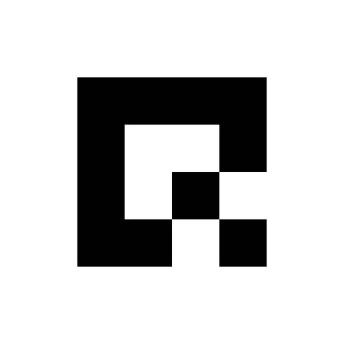 Q harfi logosu. Simge tasarımı. Şablon elementleri Geometrik soyut logolar