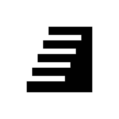 Soyut logo. Simge tasarımı. Şablon elementleri Geometrik soyut logolar