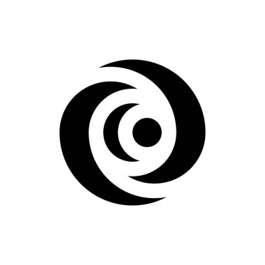 Soyut logo. Simge tasarımı. Şablon elementleri Geometrik soyut logolar