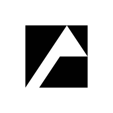 Soyut logo. Simge tasarımı. Şablon elementleri Geometrik soyut logolar