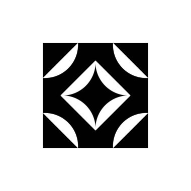 Soyut logo. Simge tasarımı. Şablon elementleri Geometrik soyut logolar