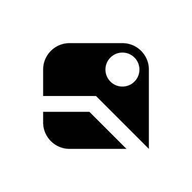 Soyut logo. Simge tasarımı. Şablon elementleri Geometrik soyut logolar