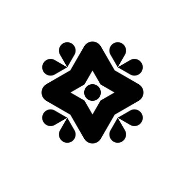 Soyut logo. Simge tasarımı. Şablon elementleri Geometrik soyut logolar