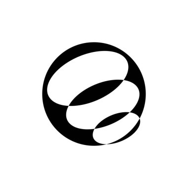 Soyut logo. Simge tasarımı. Şablon elementleri Geometrik soyut logolar