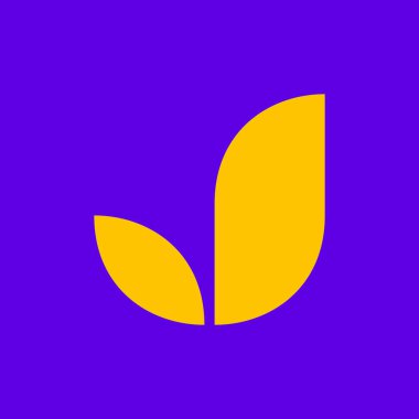 J harfi logosu. Simge tasarımı. Şablon elementleri Geometrik soyut logolar