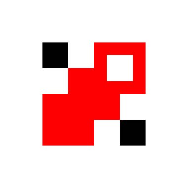 Soyut logo. Simge tasarımı. Şablon elementleri Geometrik soyut logolar