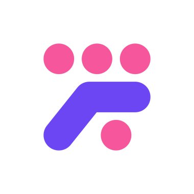 Soyut logo. Simge tasarımı. Şablon elementleri Geometrik soyut logolar