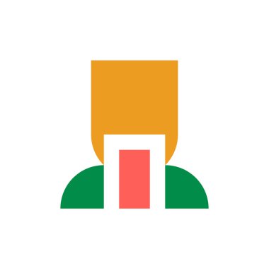 Soyut logo. Simge tasarımı. Şablon elementleri Geometrik soyut logolar