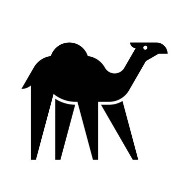 Deve logosu. Simge tasarımı. Şablon öğeleri