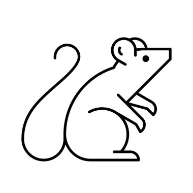 Fare Logosu. Simge tasarımı. Şablon ögeleri