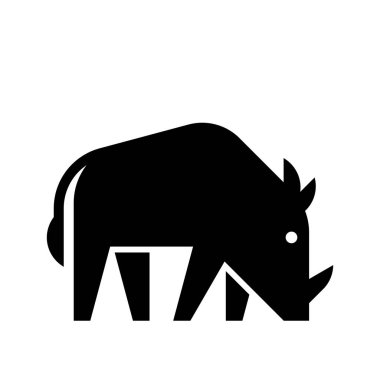 Yaban domuzu logosu. Simge tasarımı. Şablon ögeleri