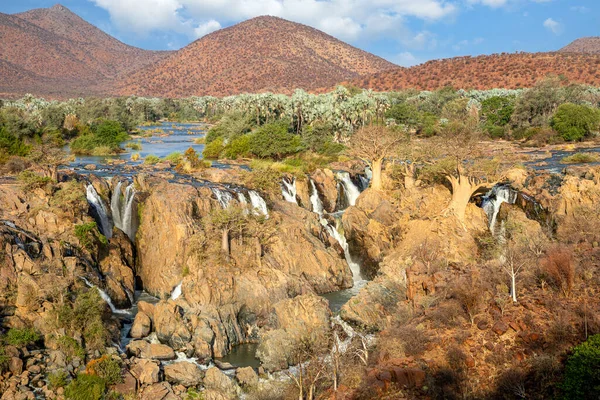 Epupa Falls Kuene River Namibia — Stock Photo, Image