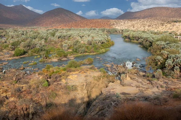 Caídas Epupa Río Kuene Namibia — Foto de Stock