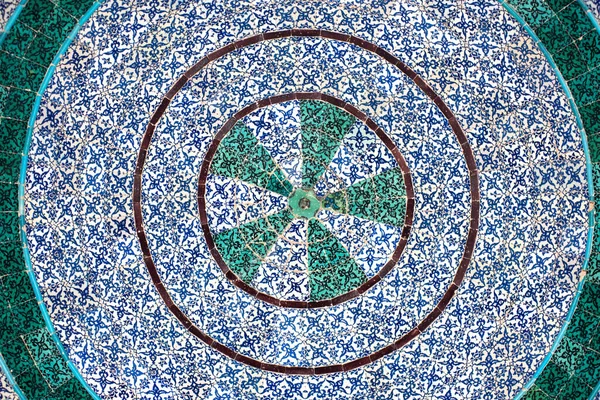 Arabska Mozaika Szczegóły Płytek Meczecie Aqsa Kopuła Skały Góra Świątynna — Zdjęcie stockowe