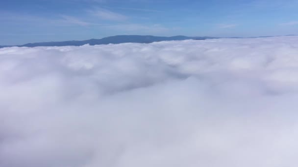 Felhők Felett Drónonként — Stock videók